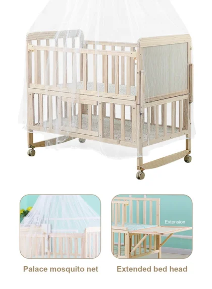 Multifunctional Rocking Bed For Baby