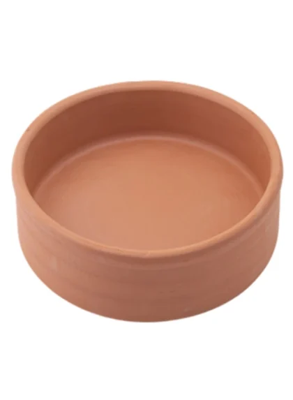 Round Terracotta Clay Casserole Dishes without Lid - Medium Size