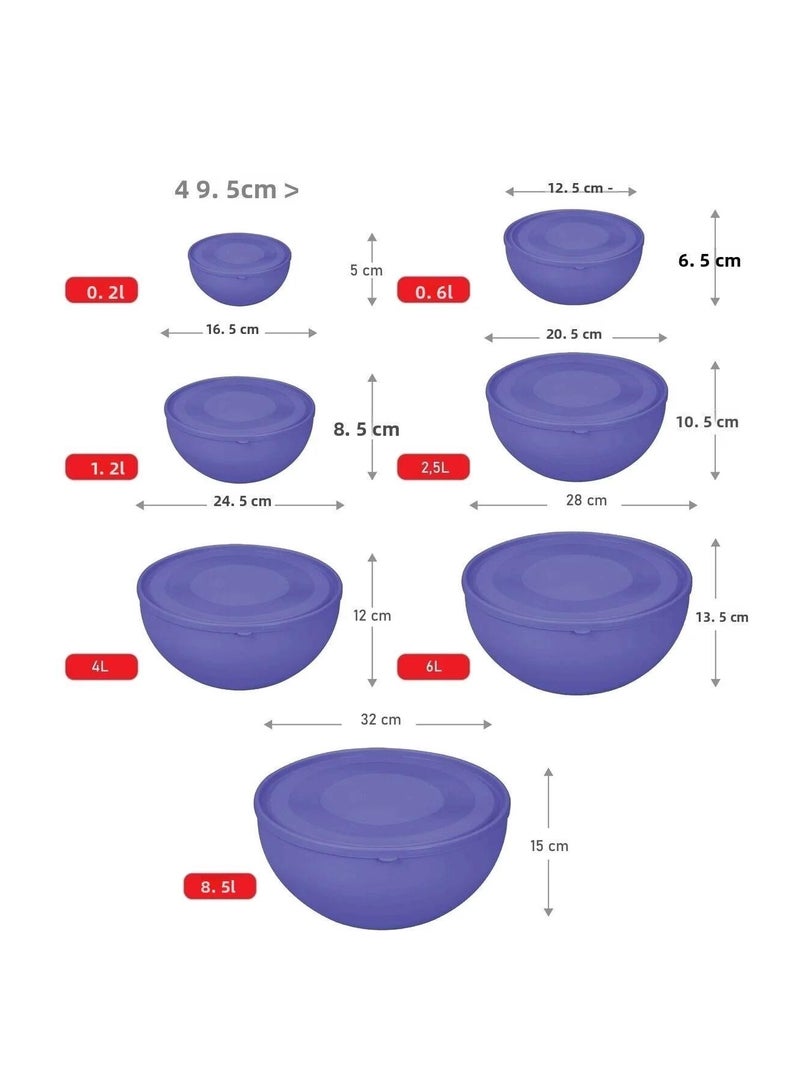 Fit Round Bowl with Lid
