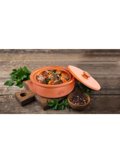 Handmade Clay Pot with Lid - Big Size
