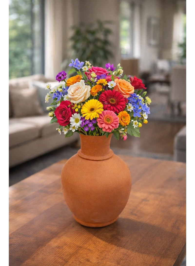 Handmade Terracotta Vase 35cm - Big Size - Image 2
